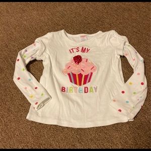Gymboree "It's My Birthday" long sleeve